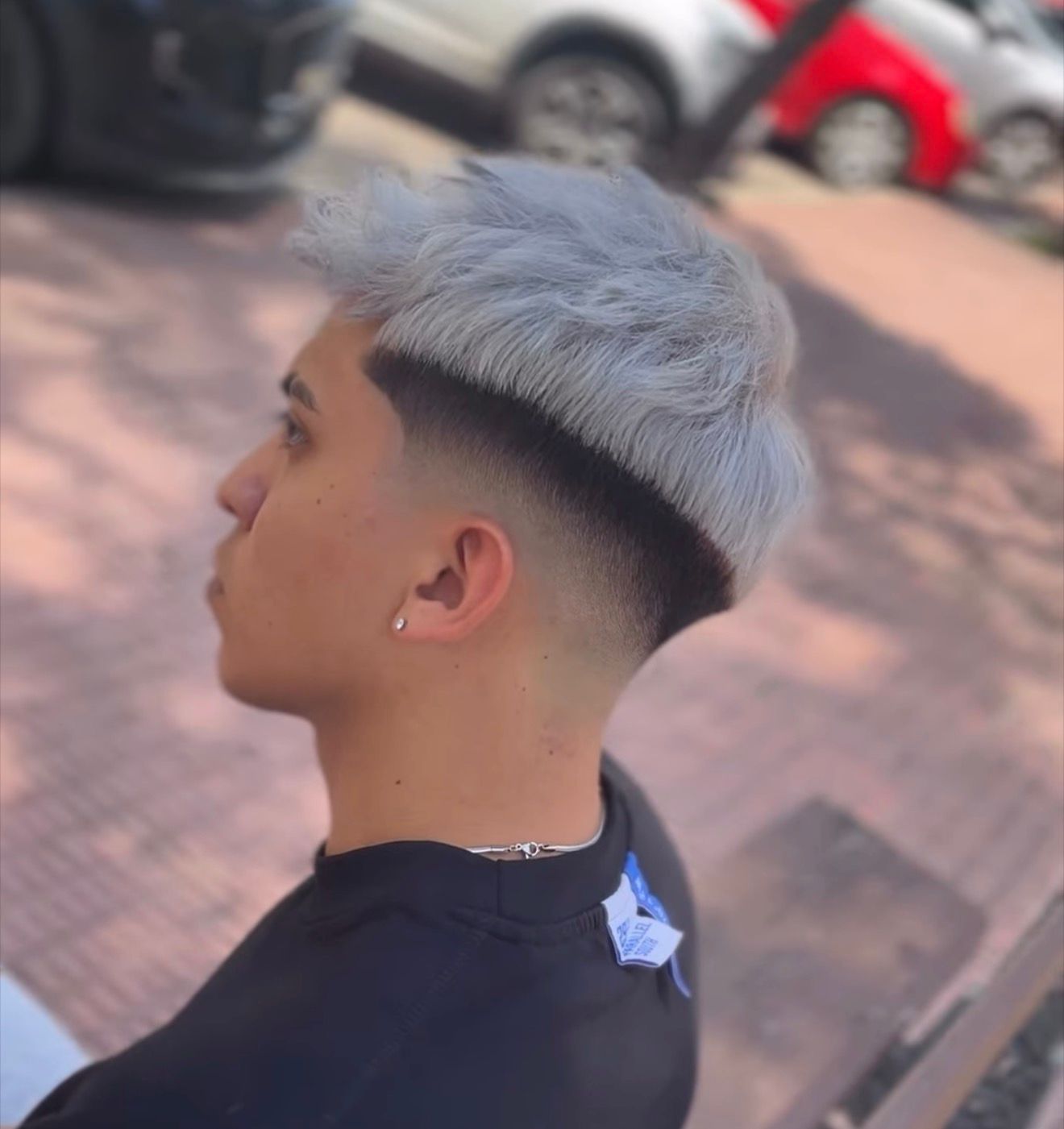 Color and fade haircut by Alex Urbaez Barber
